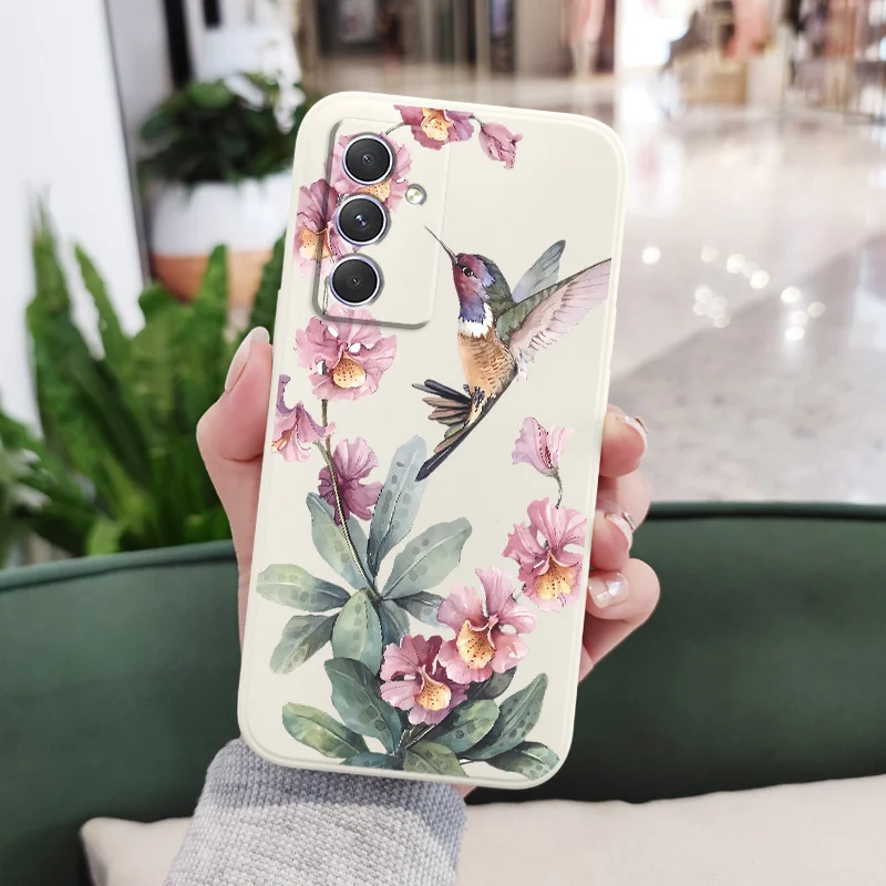 Pink Azaleas Phone Case For Samsung A56 A55 A36 A35 A26 A25 A17 A16 A15 A07 A06 A05 A05S A54 A34 A24 A14 A04 A04S A04E 5G Cover