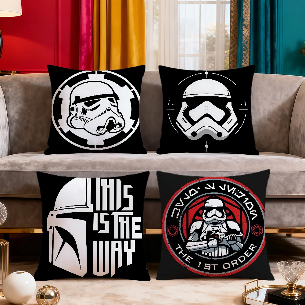 movie S-star W-wars fanart d-Darth v-Vader soft pillowcase for Sofa Living Room Home Decor Protective Covers hogar pillow cover