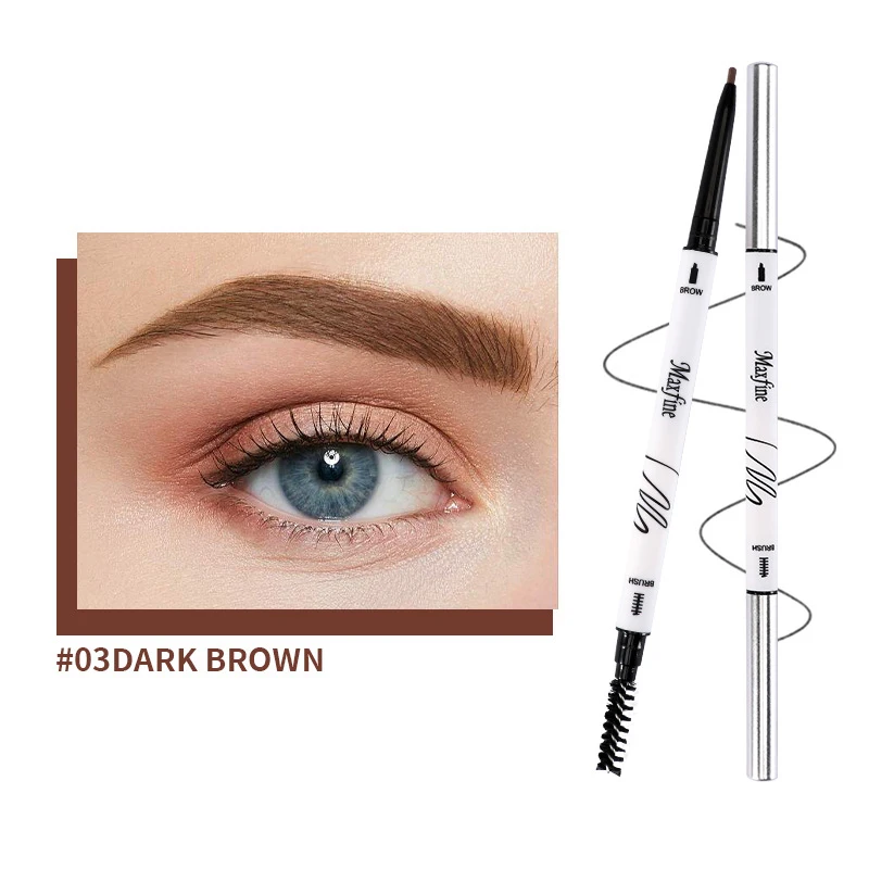 Ultra Fine Tip Draws Hair-Like Brow Strokes, The Spoolie Blends Color For Natural And Neat Brows With Long Lasting Effect.