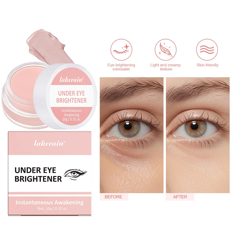 Eye brightening cream nourishes the skin under the eyes and neutralizes dark circles under the eyes