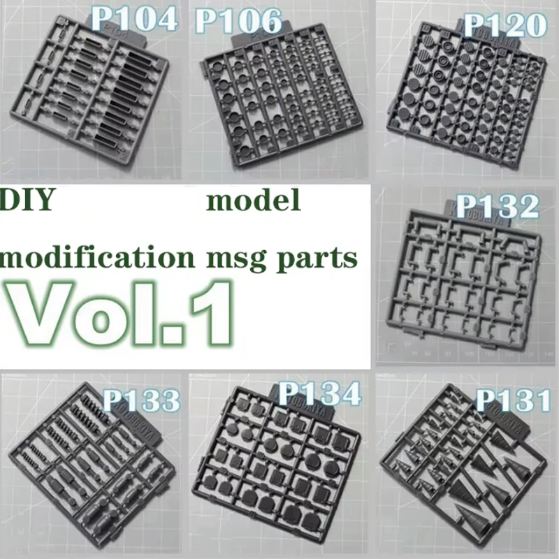 Nuevo kit de actualización de piezas de resina con detalles del modelo MSG, piezas de conversión para modelos de mecha a escala, manualidades DIY, regalo de anime para modelistas