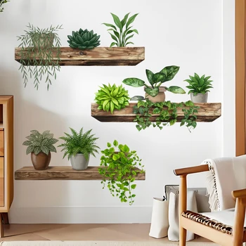 Green Plant Wall Decal 1