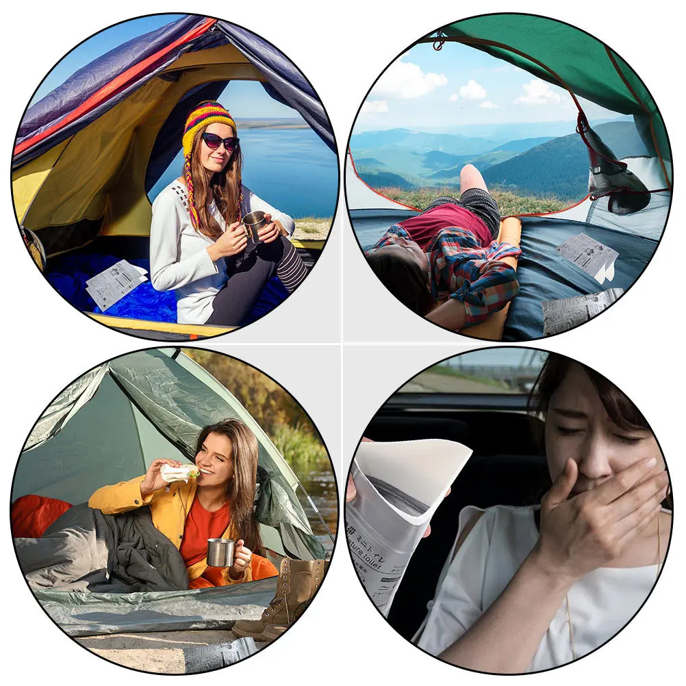 

20Pcs Disposable Portable Urine Bags Unisex Leakproof Traveling Gel Absorbent Emergency Urinals for Outdoors Camping