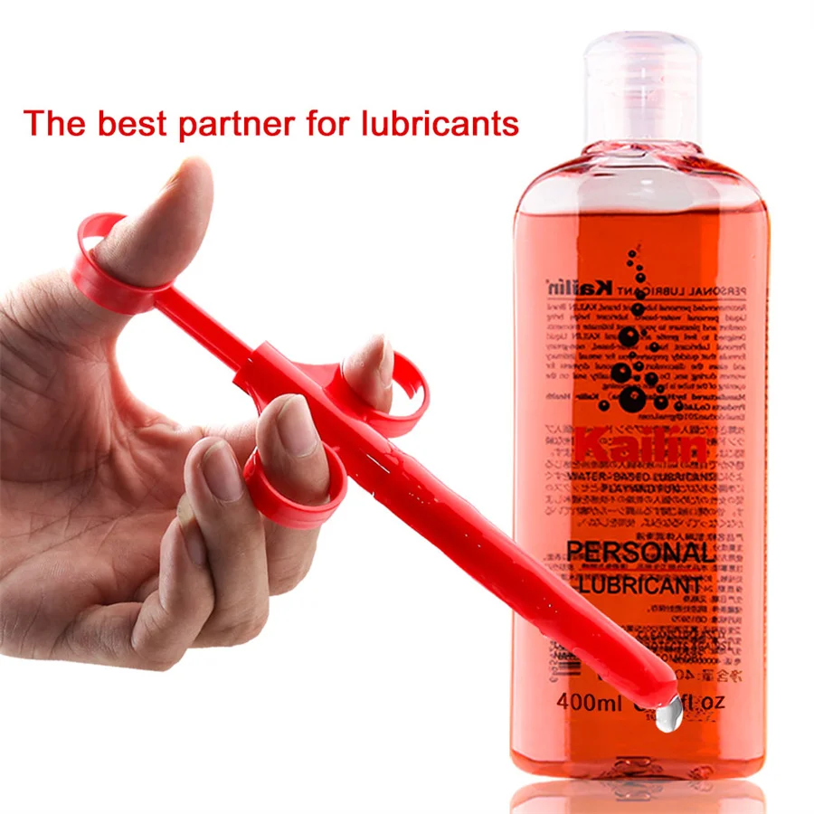 Anal​ Sex Lubrication Oil Lubricant Applicator for Anal Vagina Toys For Women Couples Adult 18 Female Hygiene Clear Tool Shop