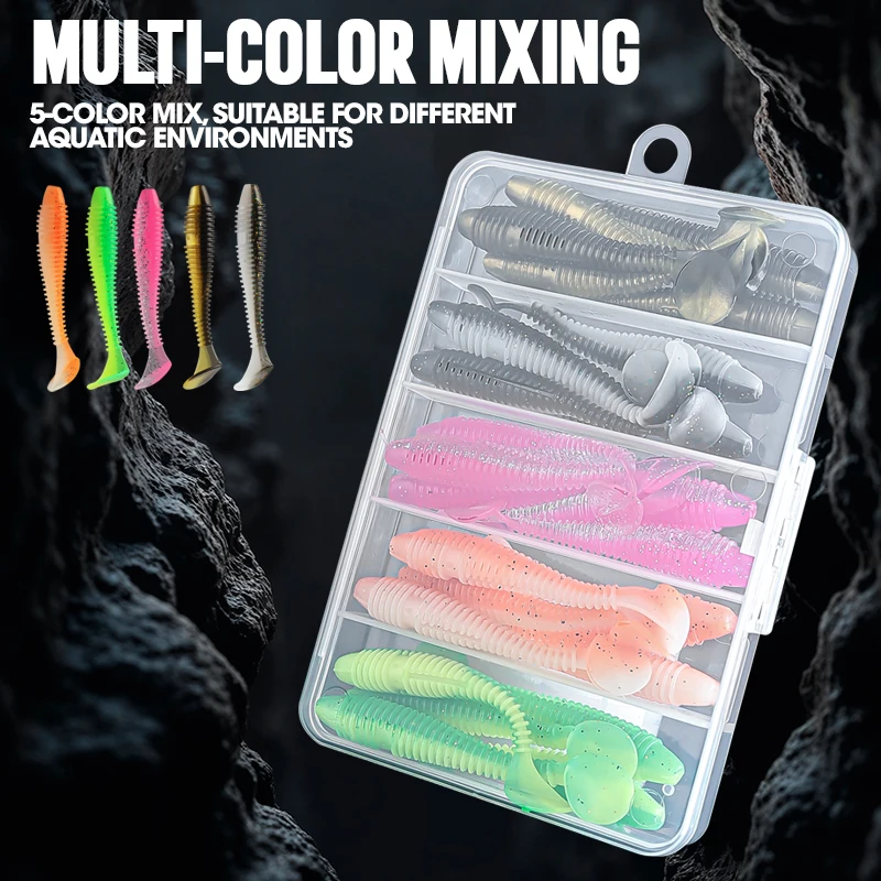 TAIYU 25/35 adet/Set Yumuşak B - Fishing Lure Soft Plastic incelemesi ve fiyatı