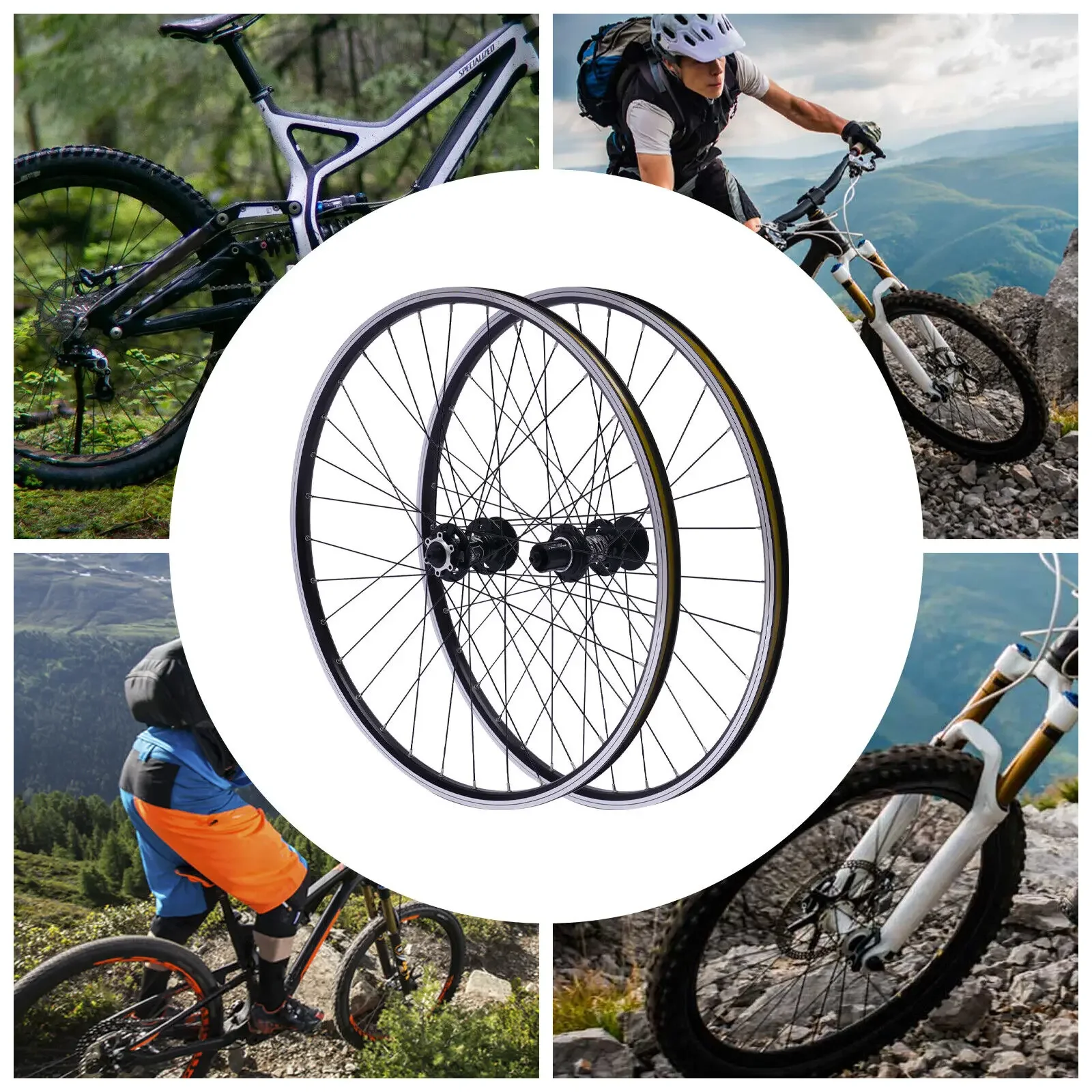 

Дисковый тормоз с 6 болтами, 29-дюймовая колесная пара MTB — полный передний и задний комплект для горных велосипедов