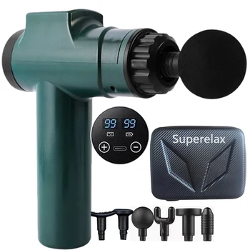 99 gear professional muscle massage gun massage gun Lcd sports vibrator water guns relaxation therapy Dropshipping massage gun