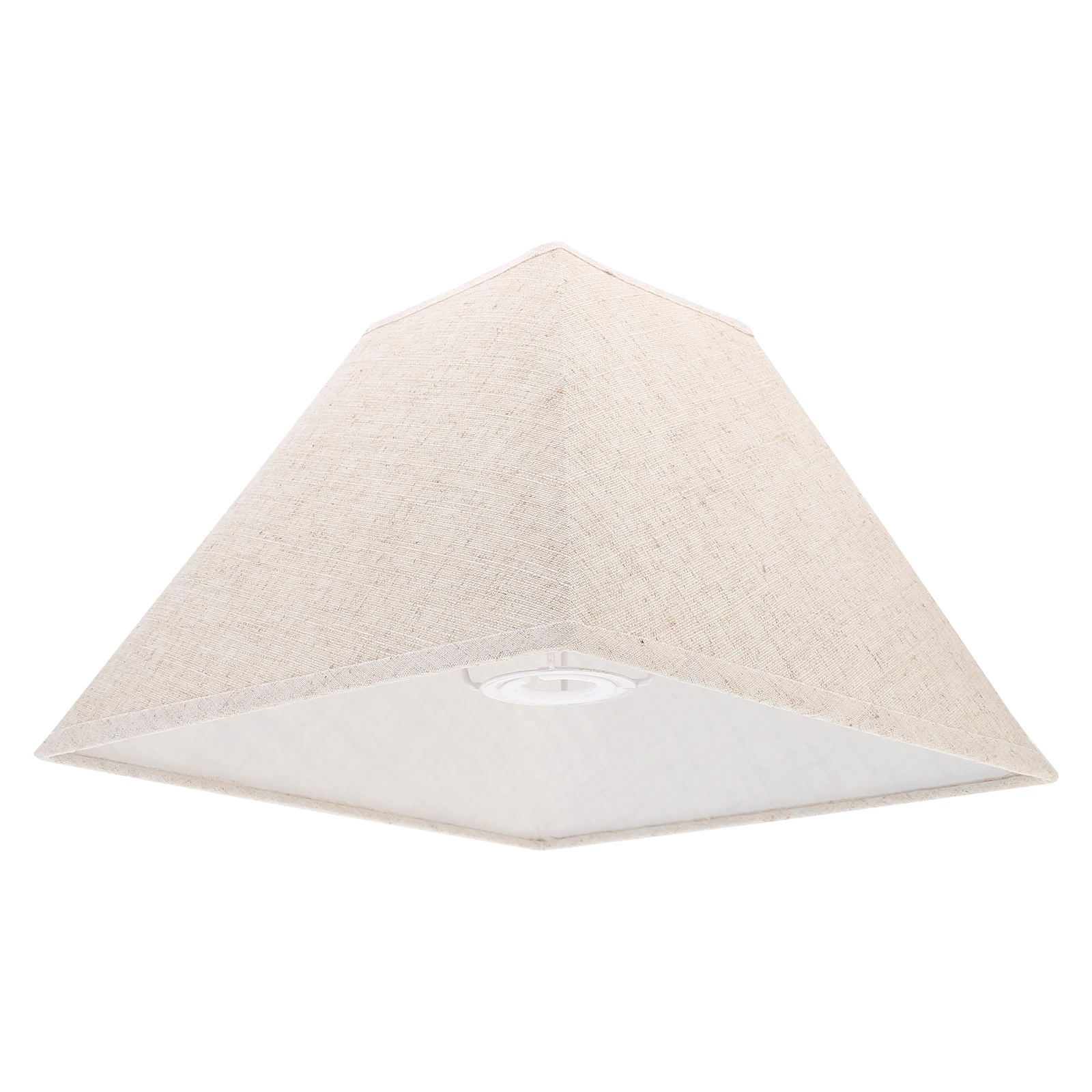 

1pc Cloth Lampshade E27 Light Cover Simple Style Protective for Ceiling Wall Lamp Decorative Warm Atmosphere Natural Linen
