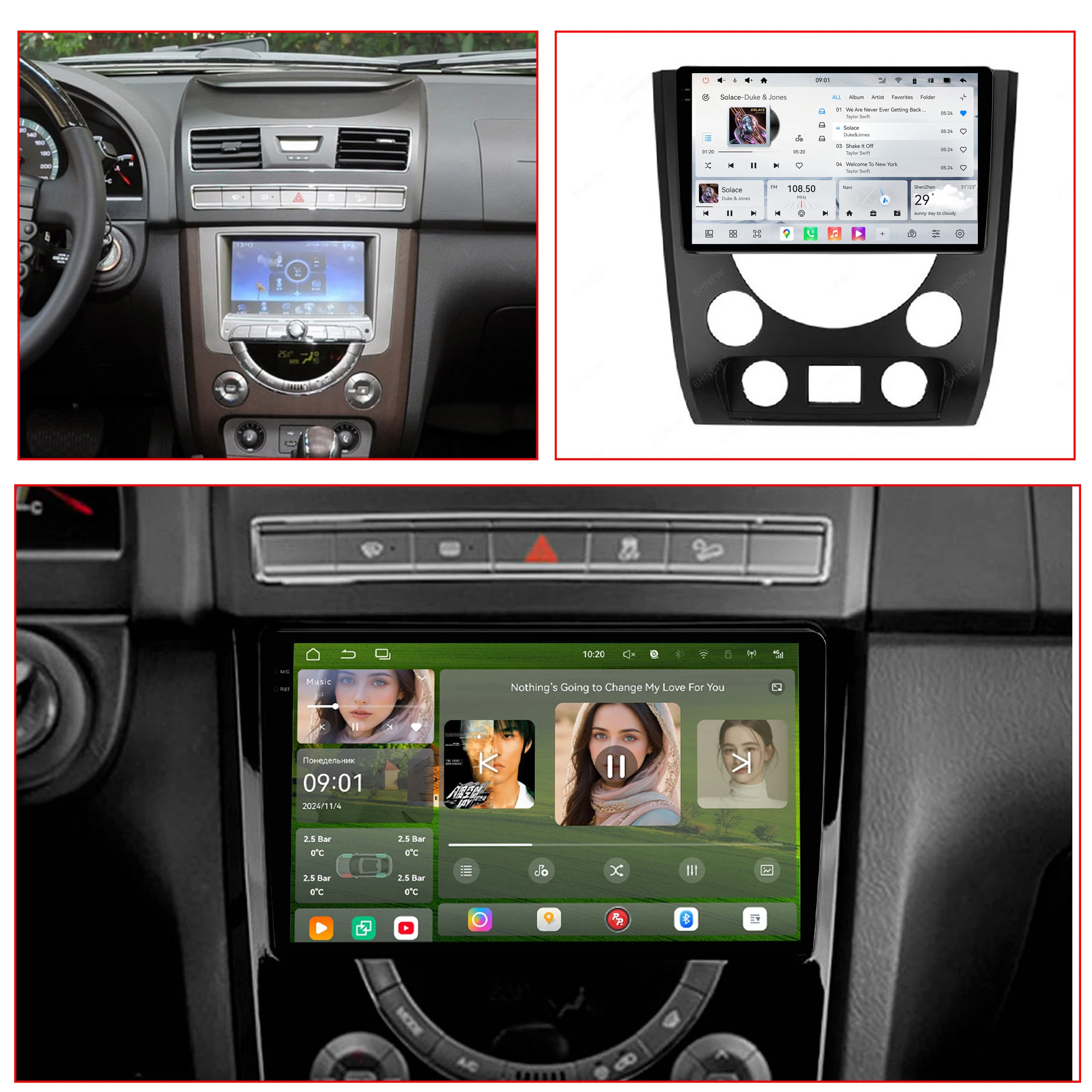 Redpower Crystal Sound 850 Pro Max Android Car Radio Player Screen for Sssangyong  Rexton W 2014-2016 CarPlay Bluetooth Hi-Fi