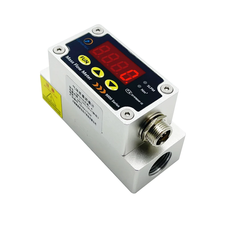 Digital Gas Mass Flowmeter CMF9008 Industrial Grade Gas Flowmeter Wide Range and High Accuracy