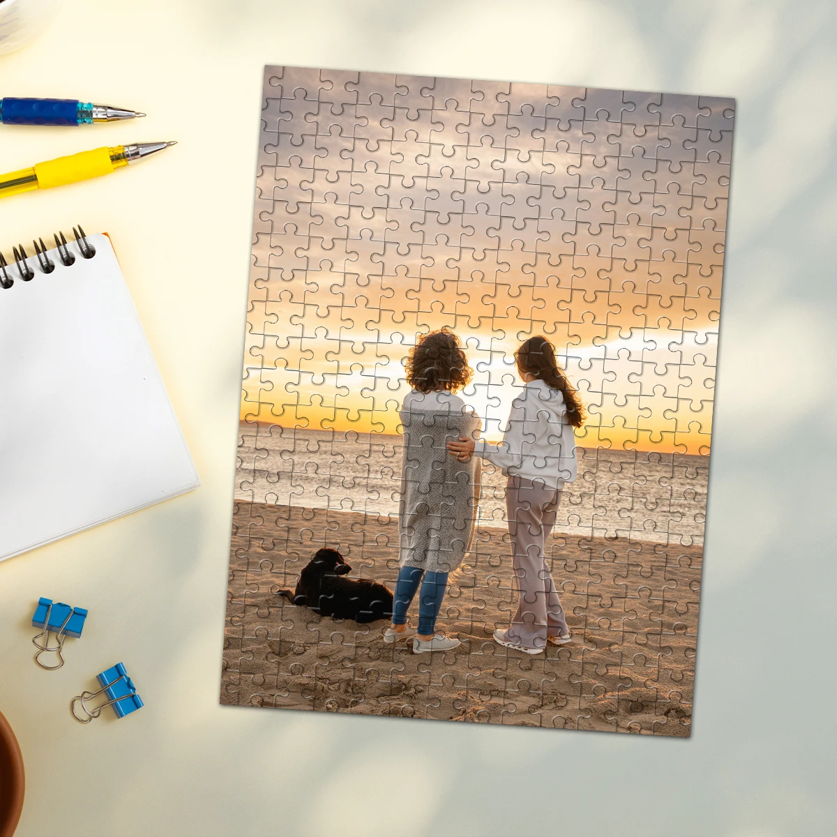 35/300/500/1000pcs Personalized Custom Photo Puzzle family photo Father's Day Back To School Halloween Christmas New Year