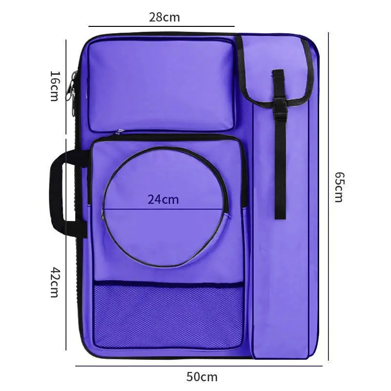 Fototas 4k 8K Dubbele Schouder Picture Board Tas Voor Het Schetsen Van Grote Capaciteit Multifunctionele Opbergtas Voor Kunststudenten