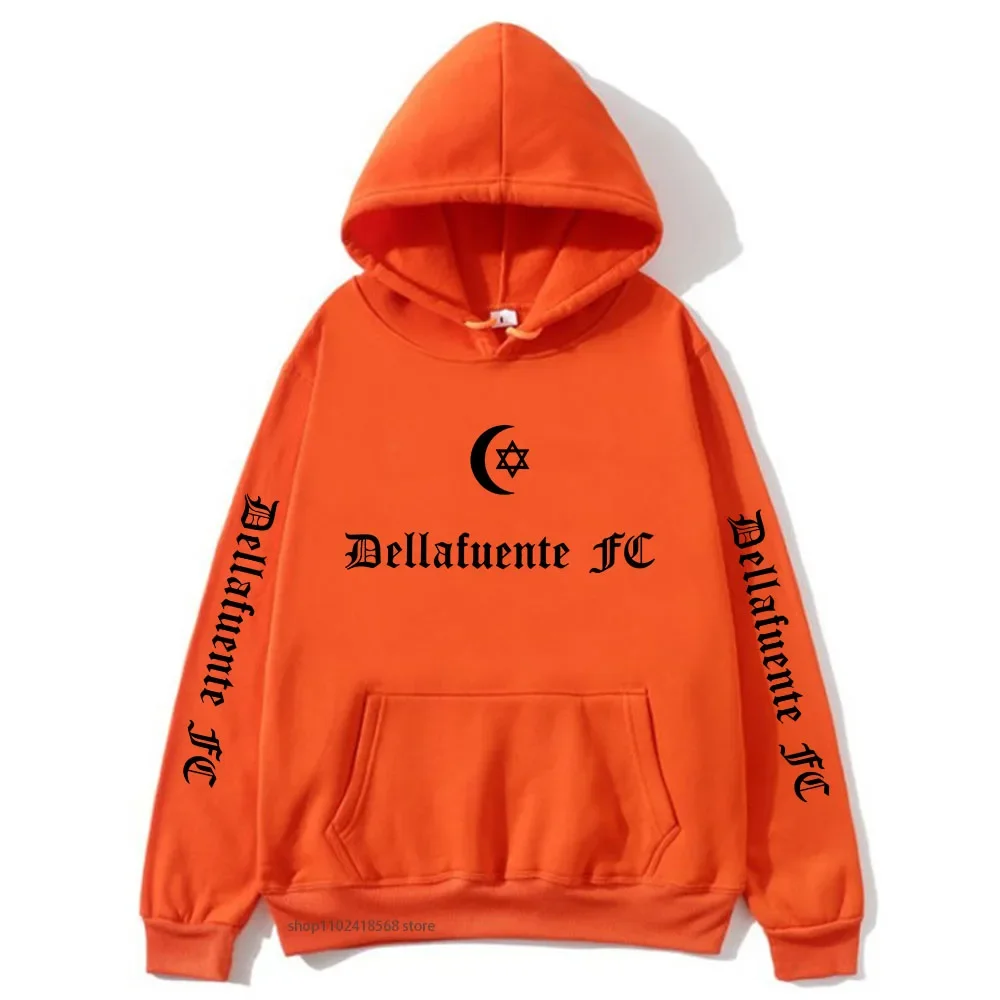 Dellafuente FC Hoodie Women Fashion Hip Hop Sweatshirt Female Harajuku Streetwear Men Clothes Female Hoody Oversized Girls Tops