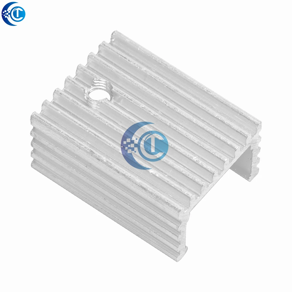 10PCSTO-220 Heatsink Kit 20×15×10mm Aluminum High-Efficiency Cooling Radiator for Power Transistors & Electronic DIY Projects