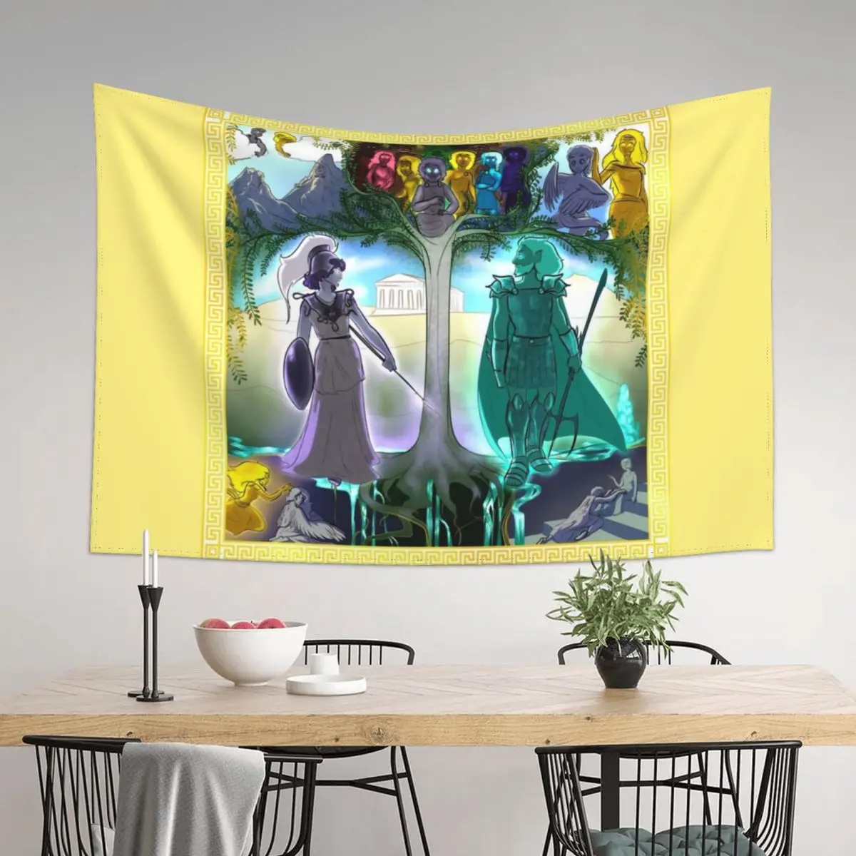 

Athena's Tapestry On The Wall Decorative Wall Mural Aesthetics For Room Tapete For The Wall Tapestry