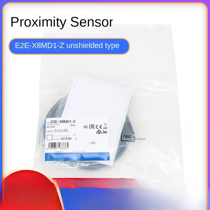 

The original genuine E2E-X8MD1-Z replaces the E2E-X8MD1 proximity sensor switch M12 DC second wire