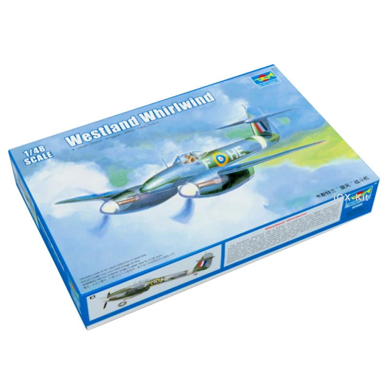 

Trumpeter масштаб 02890, масштаб 1/48, британский истребитель Westland Whirlwind, самолёт, Подарочная игрушка, пластиковая сборка, набор для моделирования