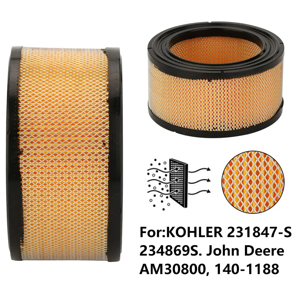 CMCP Air Filter Replacement For KOHLER 231847-S 234869S For John Deere AM30800 140-1188 Garden Tool Filter Cleaner