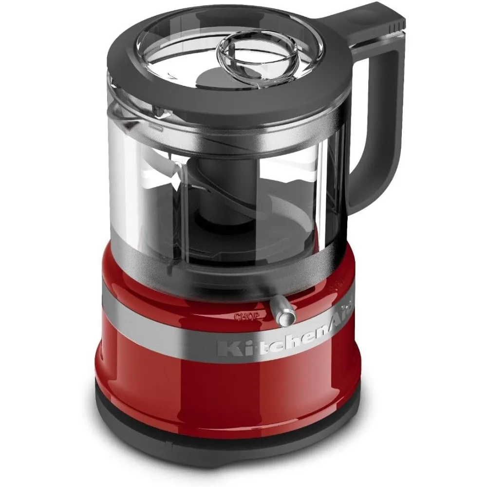 3.5 Cup Food Chopper, Empire Red, 2 speeds and pulse