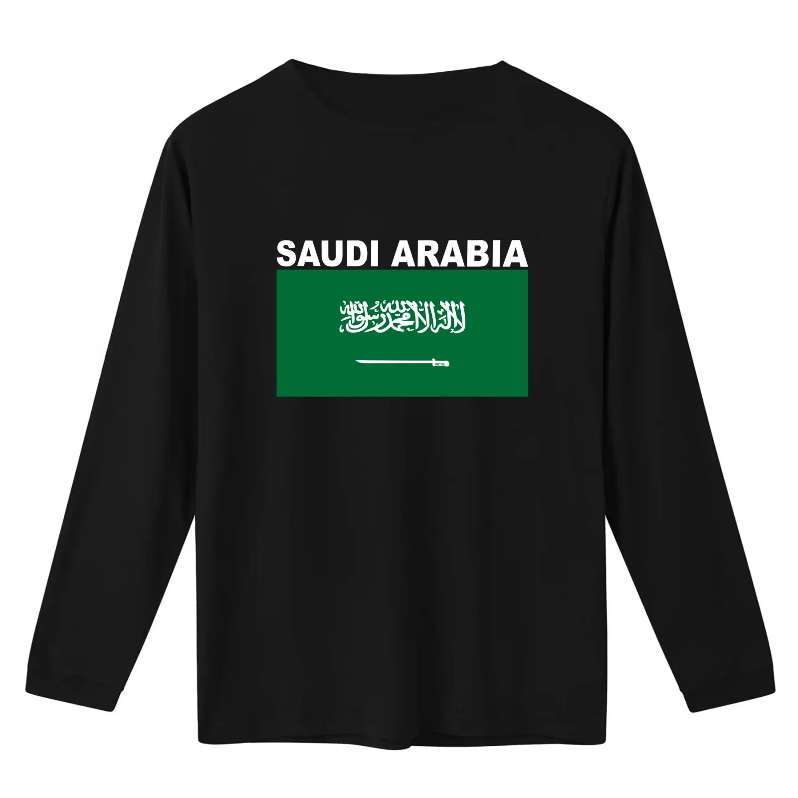 Saudi Arabia Flag T-Shirt Summer Casual Cotton Tee Oversized Streetwear Tops Vintage Graphic Print Loose Fit Short Sleeve