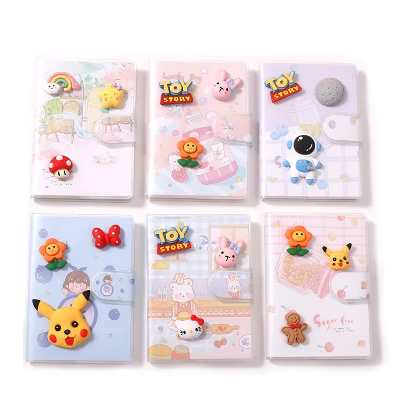 Cartoon Cute Mini Pocket Notebook Portable Diary Notepad Children\'s Small Prize Kindergarten Booklet