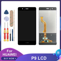 5.2'' For Huawei P9 LCD Display Touch Screen Digitizer Assembly EVA-L09 EVA-L19 LCD Screen Replacement With Frame