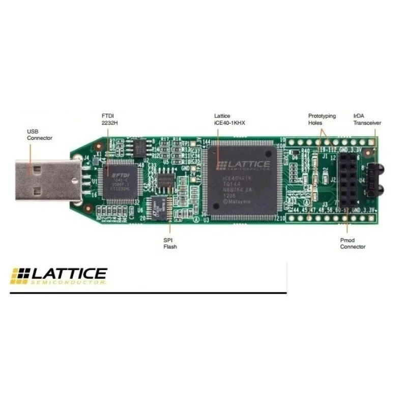 ICE40HX1K-STICK-EVN kisi programmeercare Logic alat pengembangan ICE40-HX1K papan iceseval Board Stok Evn