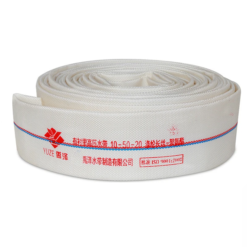 20M 1\'\' 1.2\'\' 1.5\'\' Agricultural irrigation hose pipe durable fire fighter hose PVC Layflat Fire Hose For Agricultural Industry