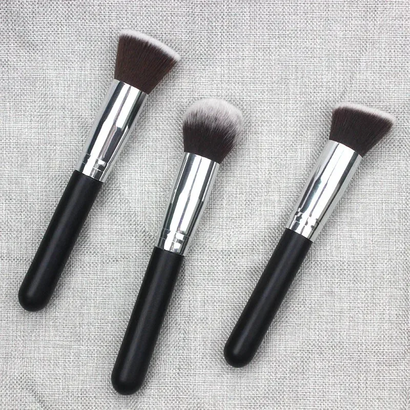 1pcs Soft Large Makeup Flat Contour Loose Powder Highlighter Brush Makeup Brush Foundation Brush Beauty Brushes Tool