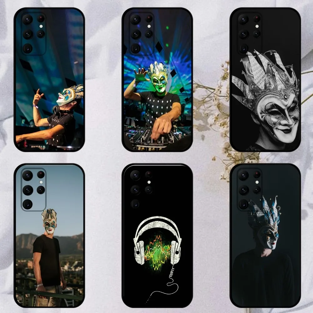 DJ B-Boris Brejcha  Phone Case For Samsung S23,23,22,30,21,10,9,Note20 Ultra,Lite,Ultra,5G,Plus,FE,Black Soft Case