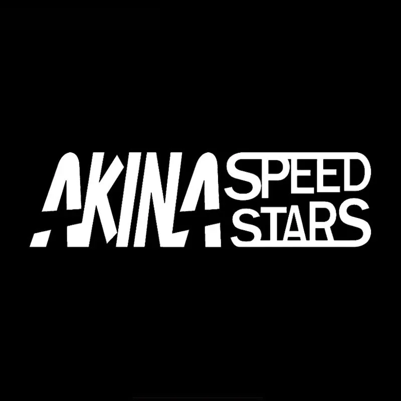 AKINA SPEED STARS Vinyl Sticker Decal Funny JDM Initial D Lowered Racing Car Sticker Waterproof Auto Accessories PVC,23cm*6cm view 2