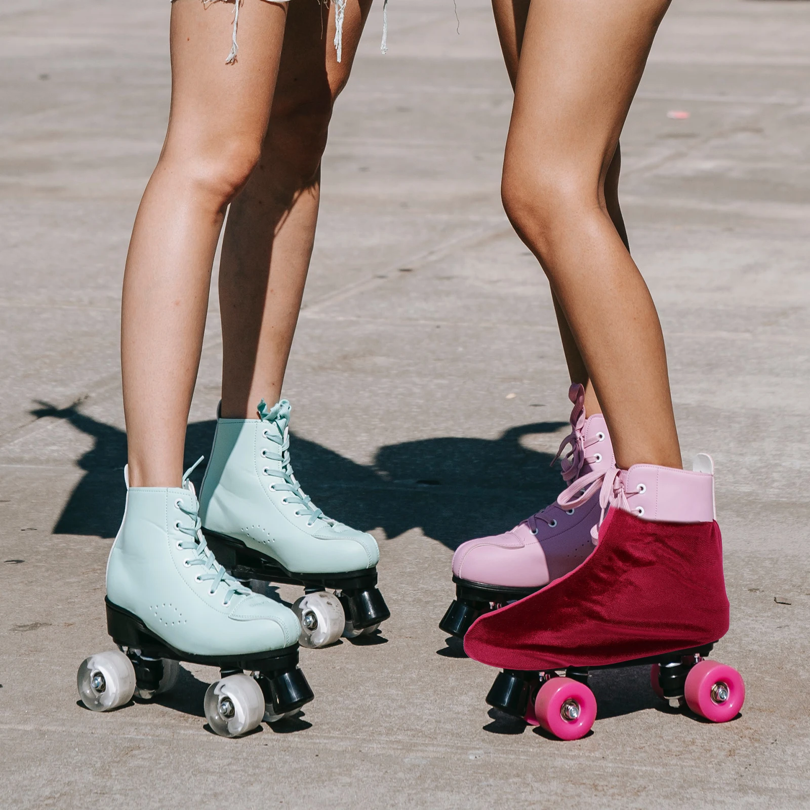 

Skate Boot Covers for Figure Skating Shoes Ice Skates Protective Covers Padded Polyester Durable Scratch Resistant Travel