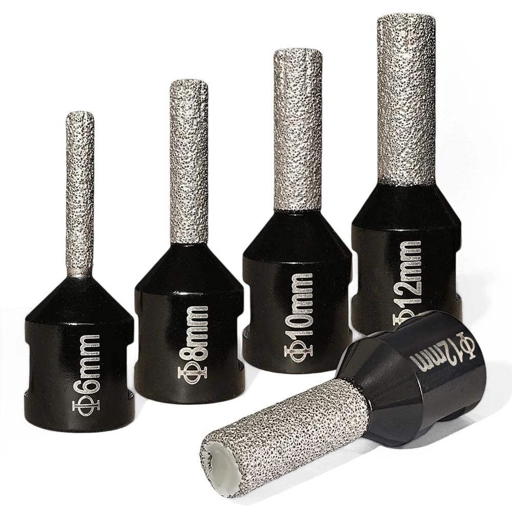6/8/10/12mm Diamond Drilling Bit M14 Thread Hole Saw Cutter Dry Core Drill Bit For Porcelain Tile Granite Marble Ceramic Tile