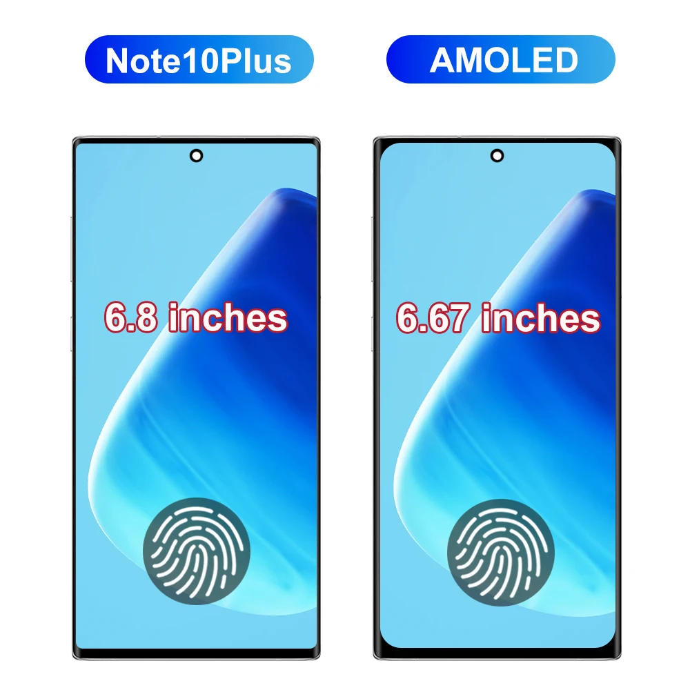 Note10+ N975F N975F/DS AMOLED Screen for Samsung Galaxy Note 10 Plus Lcd Display Touch Screen Digitizer Assembly Replacement