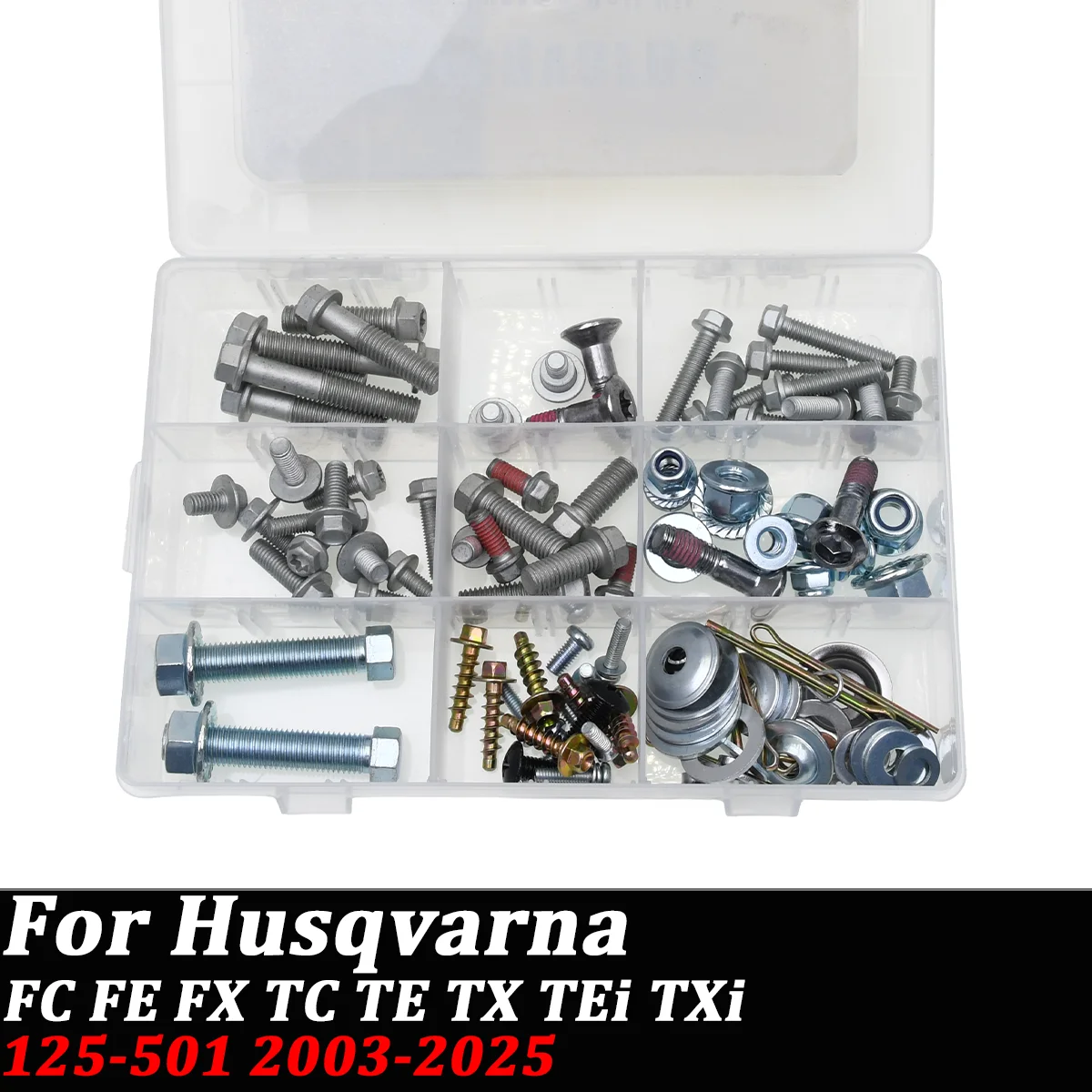 

Hardware Bolt Full Plastics Fastener Kit For Husqvarna FC FE FX TC TE TX TEi TXi KTM XC XCF SX SXF EXC EXCF XCW XCFW Dirt Bike