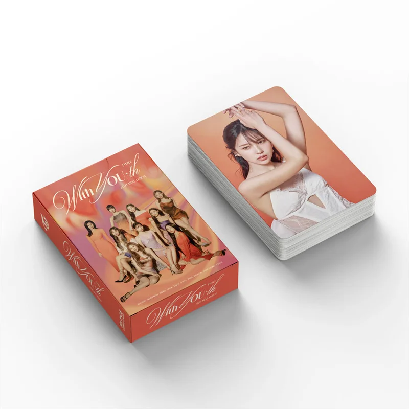 55 pièces KPOP TWICE Mini13 LOMO carte haute qualité HD Photo carte Fan Collection cadeau K-POP Album carte postale MOMO NAYeon SANA DAHYUN