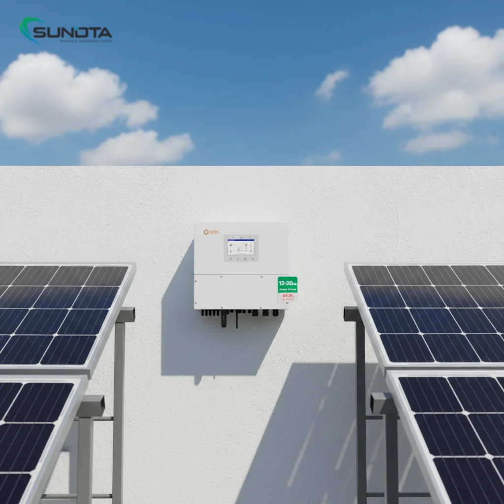 30kW Solis On/Off Grid Hybrid Solar Power System with 60kWh Energy Storage