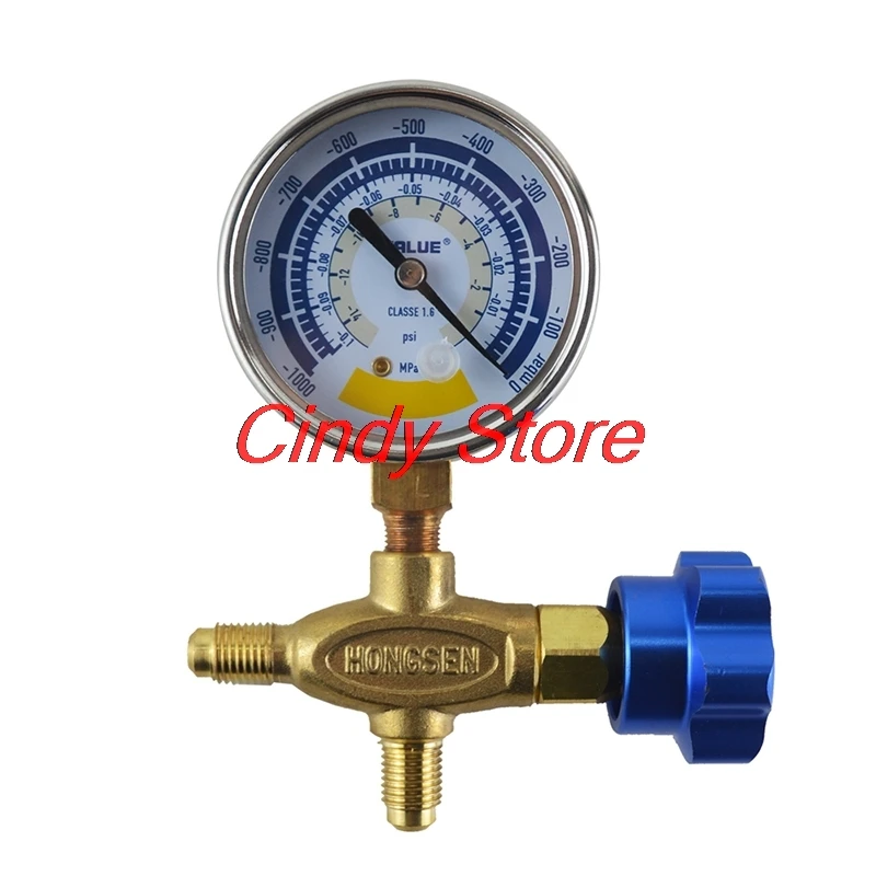 1PCS R22 Vacuum pump gauge Air conditioning tool set liquid set manifold gauge 60MM 80MM