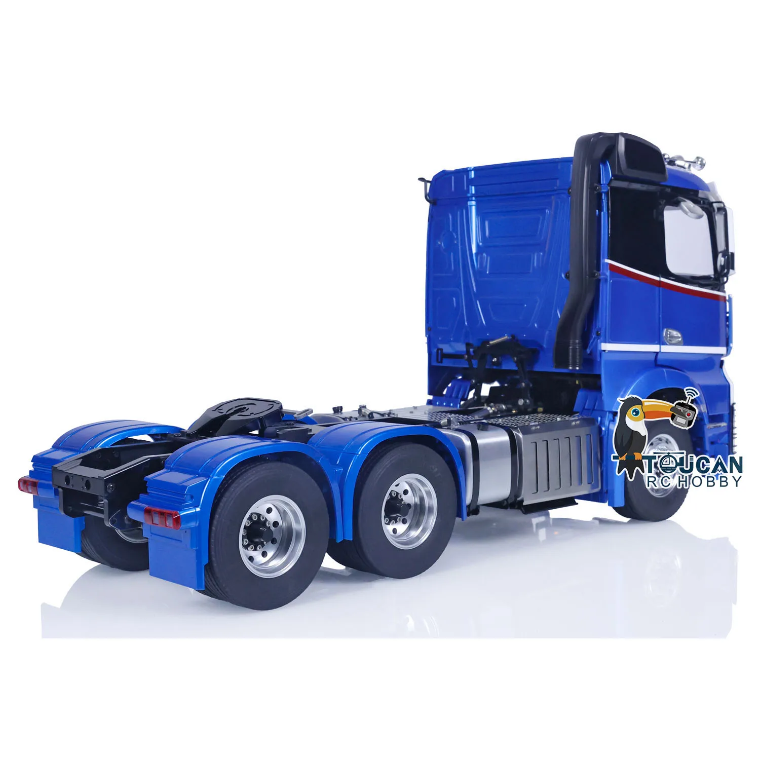 SALE LESU 1/14 RC Tractor Truck 6x6 Metal Chassis RTR I6S Remote Control Vehicle Painted Cars Model with Sounds Lights THZH1623