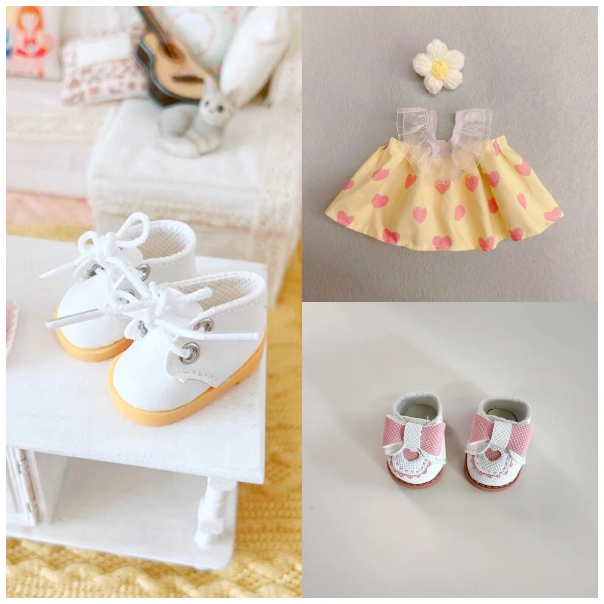 Doll Clothes for Labubu Dresses Clothing Shoes Accessories Doll Clothing Sets Cultivating Hands-on Ability Children's Gifts