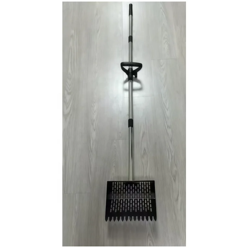 

Large Chicken Coop Scooper 2 In1 Chicken Poop Scooper & Rake Adjustable Handle, Litter Sifting Shovel Cleaning Tools for Chicken