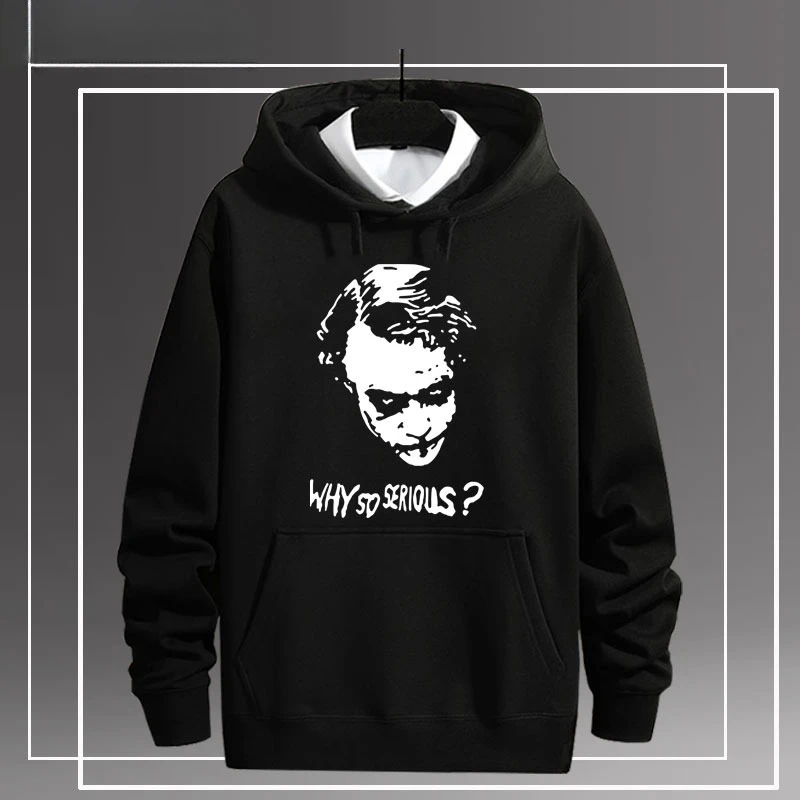 جوكر هيث ليدجر باتمان نمط الطرفية أنيمي الأبعاد الثانية الرجال مقنعين سترة طويلة الأكمام #1