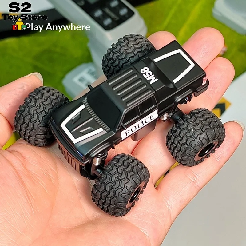 LDARC Leidian M58 1/58 Micro Mini RC Crawler Car Tiny Desktop Remote Control Climbing Vehicle Toy Gift