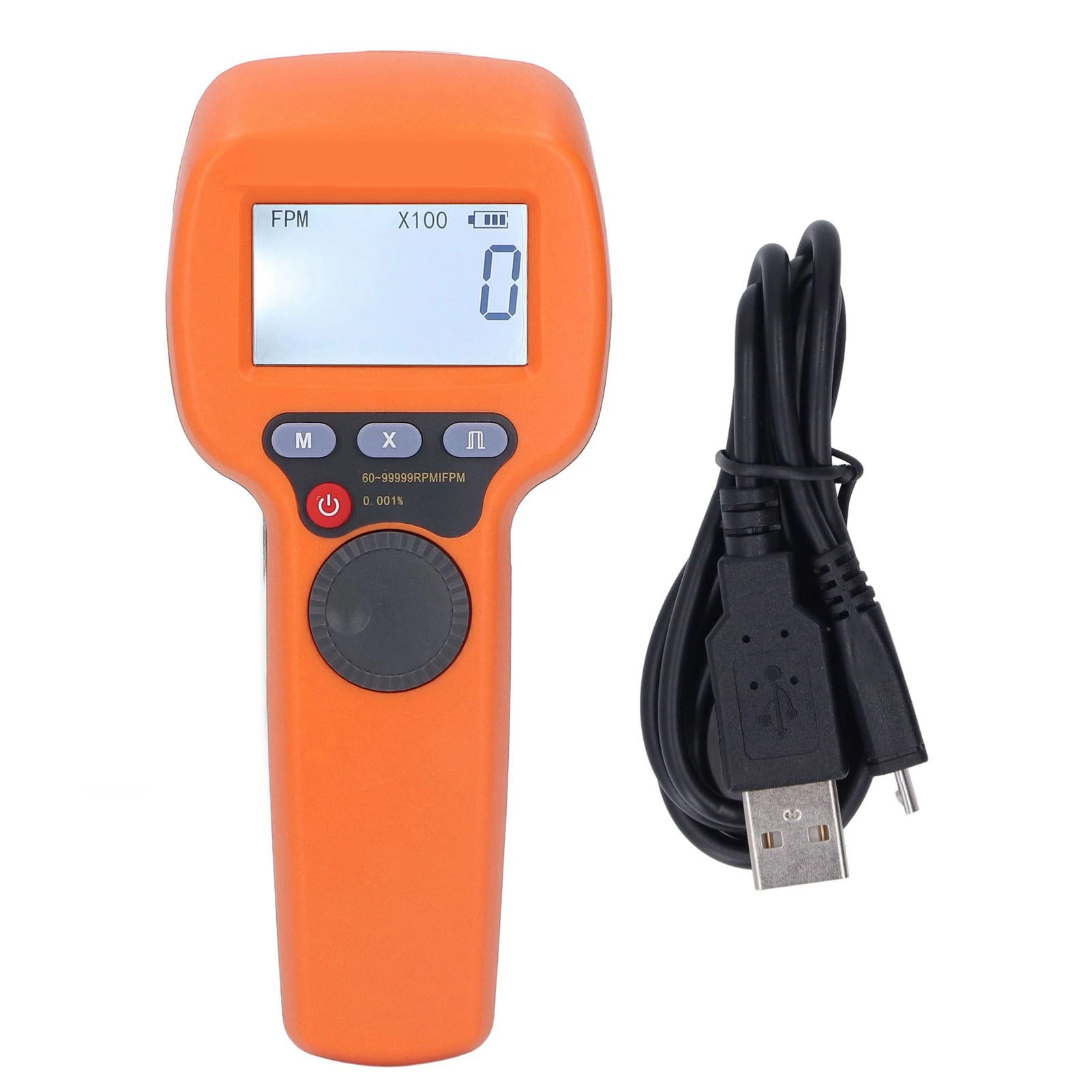 DT10S Stroboscope LCD Digital Display LED Flash Tachometer 1500LX 60‑99999RPM Tool