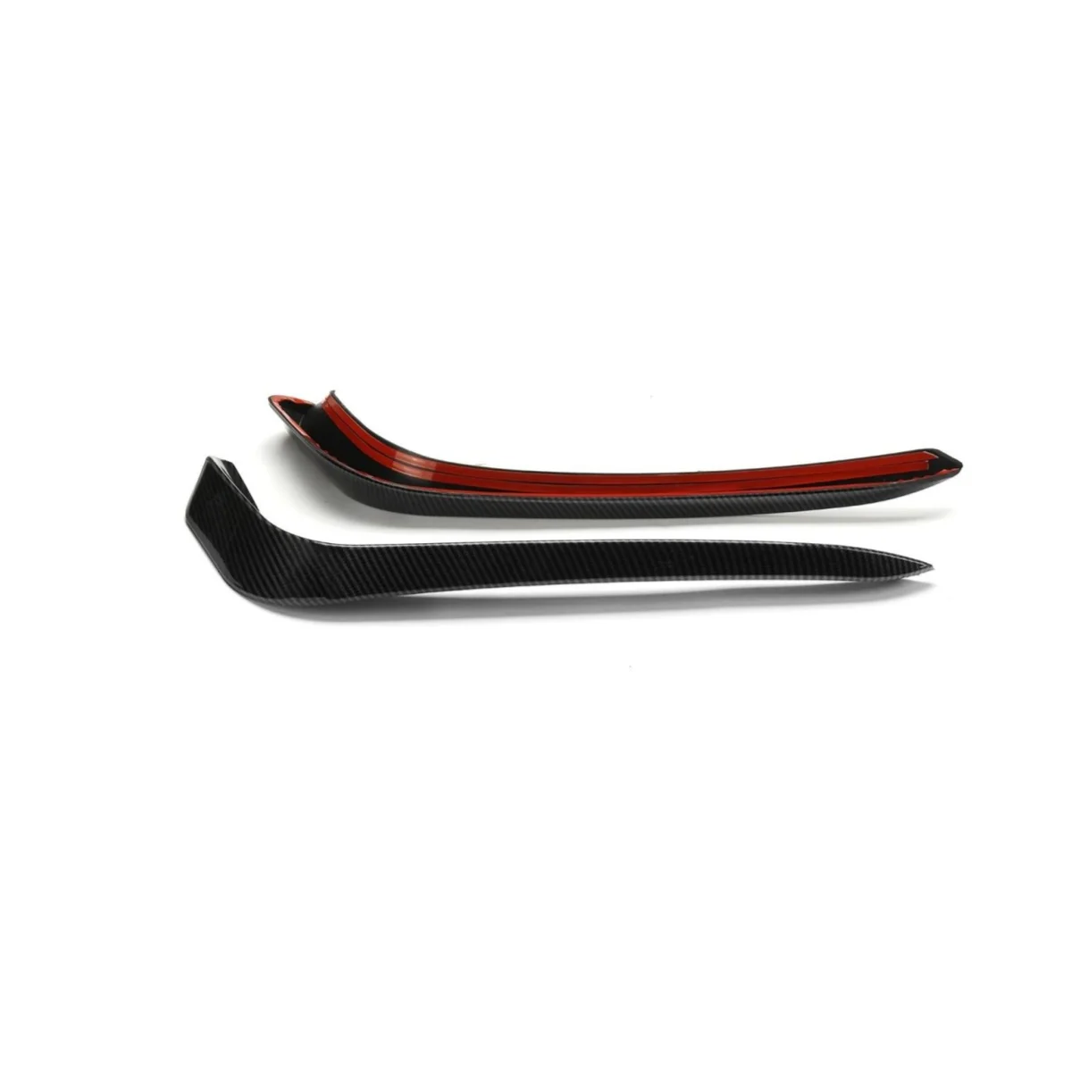 2x المصد الأمامي الضباب غطاء خفيف سكين الرياح المفسد لشركة فولكس فاجن باسات B8 البديل R خط 2016 2017 2018 2019 الضباب مصباح الحاجب تقليم #4