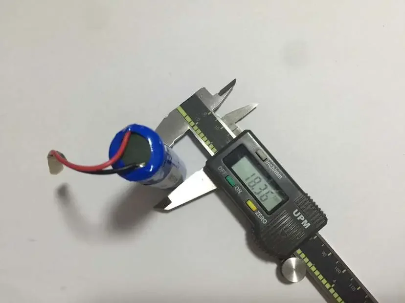 Новая подлинная полимерная литиевая аккумуляторная батарея 7,4 В, 1400 мАч, 18350 онлайн, два с свинцом, литий-ионный аккумулятор