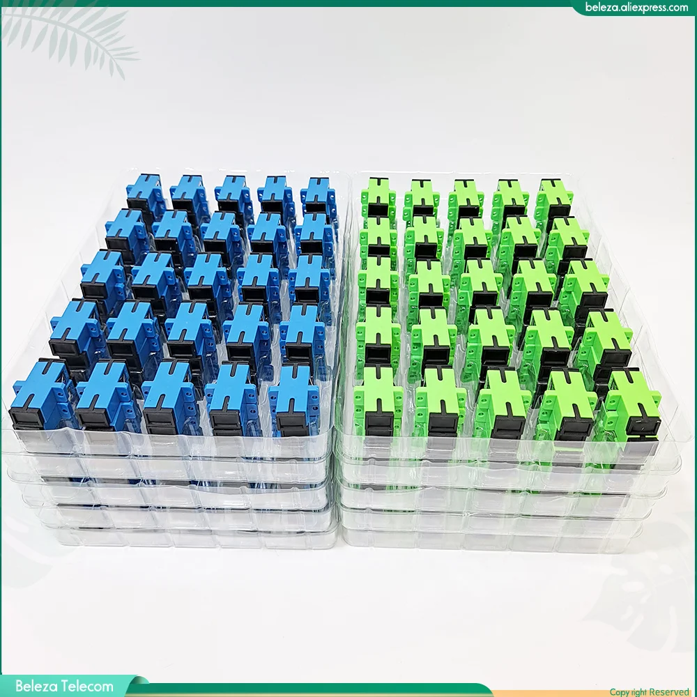 Preis Fabrik Glasfaser stecker Adapter sc/upc sm Flansch Single mode Simplex SC-SC Apc Koppler Spezial Großhandel