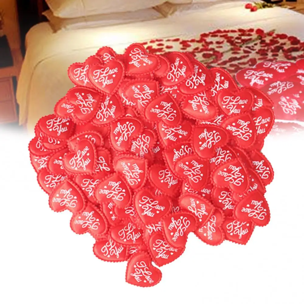 Red Sponge Peach Heart Shaped Confetti Throwing Petals Streamer Wedding Valentine Gift Home Decor Event Party Confetti