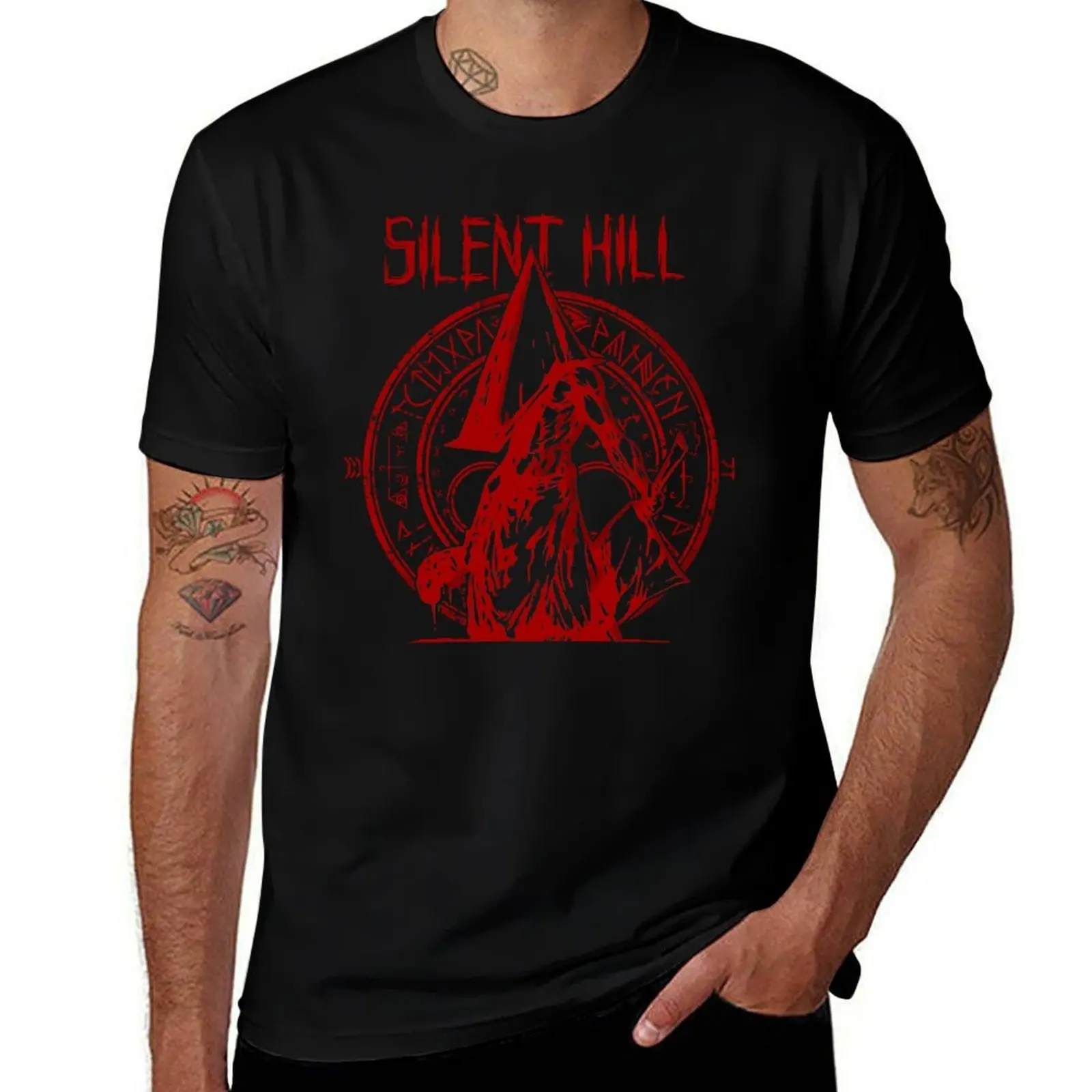 Silent Hill Pyramid Head The Order T-Shirt Casual Work Wear T-Shirt