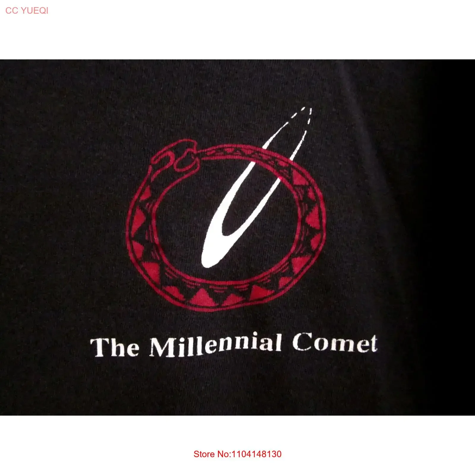 Футболка MILLENNIAL COMET с христианской символикой, винтажная, с принтом из Откровения (Рев. 1:3), повседневная, стильная, универсальная, слегка состаренная